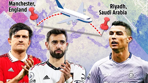 Ronaldo mời 4 sao MU sang Saudi Arabia