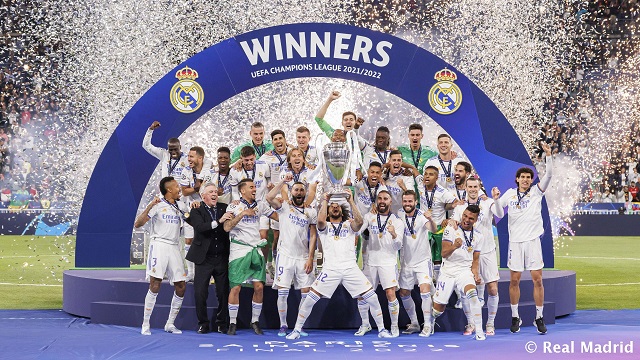 Real Madrid đứng thứ hai về số lượng cầu thủ trong top 100