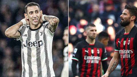 Vòng 20 Serie A 2022/23: Milan và Juventus rủ nhau thua đau