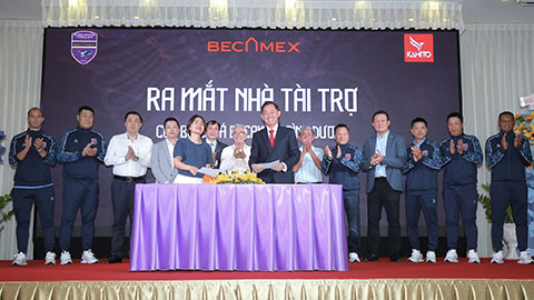 Bình Dương đặt mục tiêu vào nhóm tranh chấp huy chương ở V.League 2023