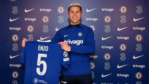 Enzo Fernandes ra mắt Chelsea, tiếp quản áo số 5 của Jorginho