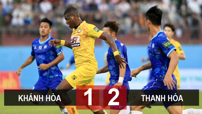 Kết quả Khánh Hòa 1-2 Thanh Hóa: Khách khởi đầu ấn tượng 