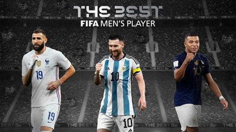 FIFA The Best 2022: Messi, Mbappe và Benzema tranh giải