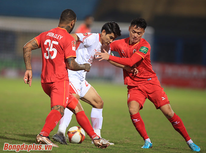 CLB Công an Hà Nội cần cố gắng nhiều hơn ở các vòng đấu tới - Ảnh: Minh Tuấn 