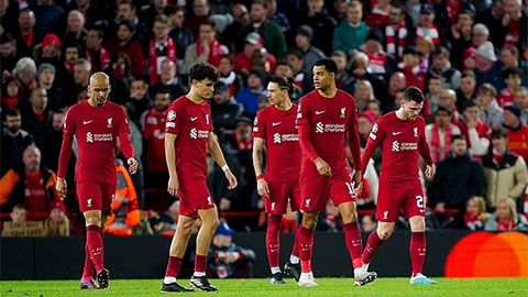 Liverpool nhận thất bại bạc nhược trên sân nhà