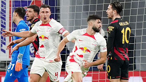 RB Leipzig cầm hòa Man City 1-1: Chủ nhà không hay nhưng… cứng đầu