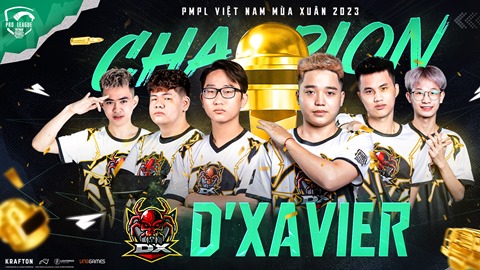 PMPL VN mùa Xuân 2023: D'Xavier bảo vệ thành công ngôi vô địch