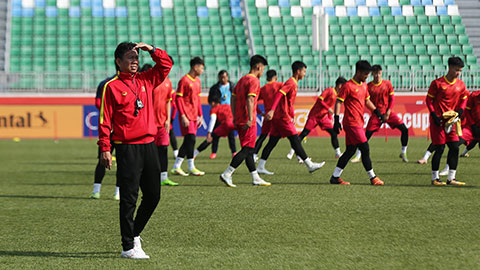 HLV Hoàng Anh Tuấn: 'U20 Việt Nam đã sẵn sàng 100% sức lực và tinh thần'