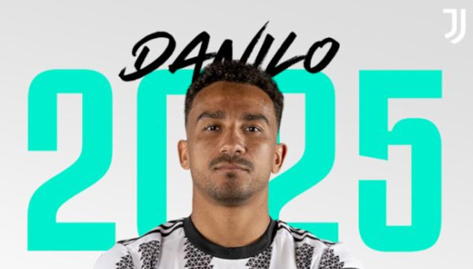 Danilo ở lại Juventus đến năm 2025