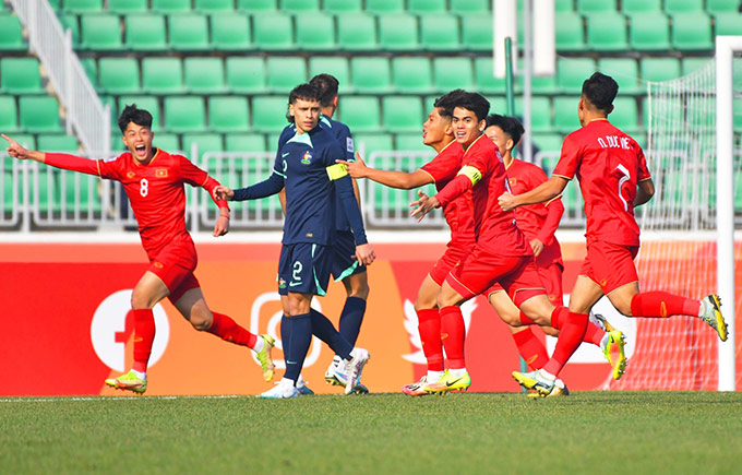 U20 Việt Nam thắng U20 Australia ở lượt ra quân 