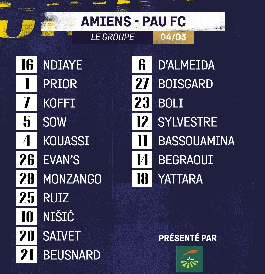 Quang Hải không có tên trong danh sách đăng ký của Pau FC ở vòng 26 Ligue 2 