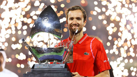 Daniil Medvedev vô địch giải ATP 500 Dubai