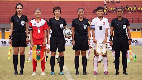 Các trọng tài nữ Việt Nam điều hành một số bảng tại Vòng loại giải U20 nữ châu Á 2024