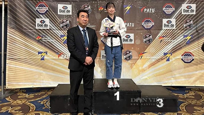 Châu Tuyết Vân được vinh danh giải vô địch Taekwondo Mỹ Mở rộng