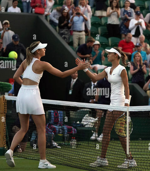 Vitalia Diatchenko đánh bại Maria Sharapova ở Grand Slam sân cỏ năm 2018