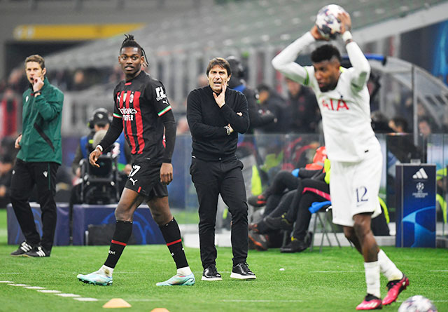 Nếu không giúp Tottenham vượt qua Milan ở vòng 1/8 Champions League, Conte nhiều khả năng trở về Italia vào cuối mùa này
