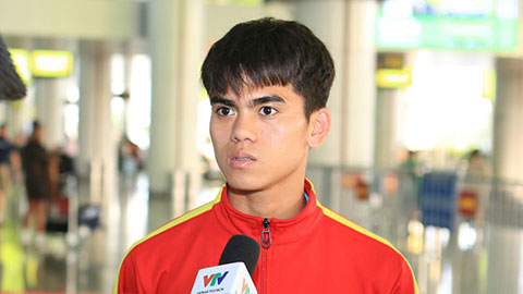 Khuất Văn Khang đặt mục tiêu khiêm tốn khi trở về cùng U20 Việt Nam
