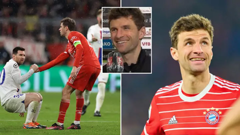 Muller mỉa mai Messi sau khi Bayern đánh bại PSG
