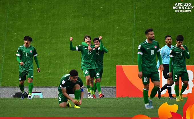 U20 Iraq đã giành vé tham dự U20 World Cup 2023. Ảnh: AFC