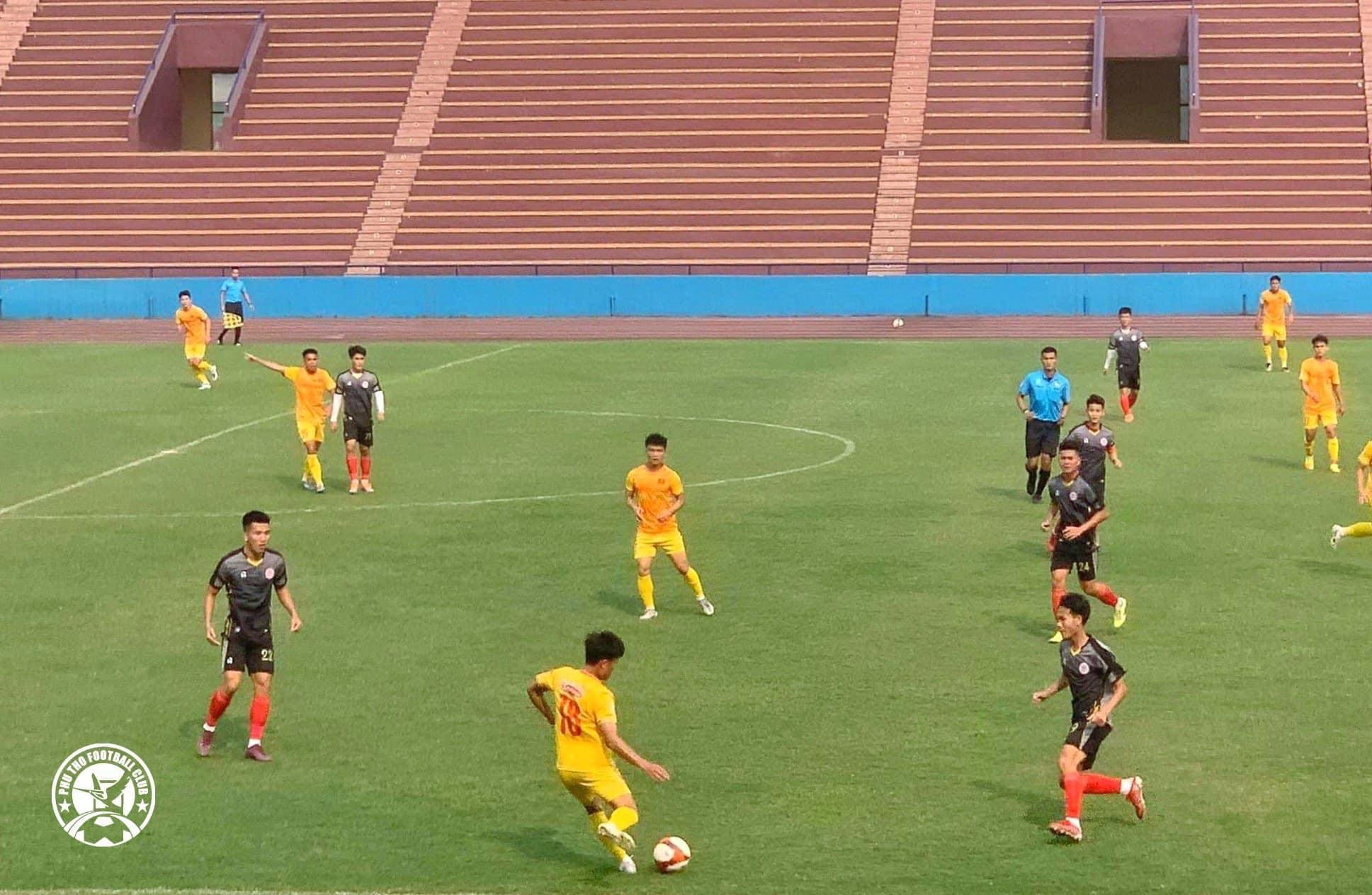 U23 Việt Nam thắng 2-1 Phú Thọ trong trận giao hữu chiều ngày 14/3 - Ảnh: PTFC 