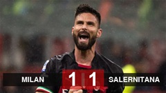 Kết quả Milan vs Salernitana: Dùng 11 ngoại binh ở đội hình xuất phát, Milan vẫn rơi chiến thắng