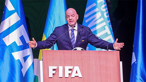 Infantino tái đắc cử cương vị chủ tịch FIFA