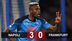 Kết quả Napoli vs Frankfurt (5-0): Hiên ngang vào tứ kết