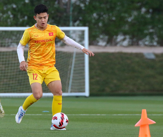 Phan Tuấn Tài có thể đá trung vệ lệch trái của U23 Việt Nam - Ảnh: VFF 