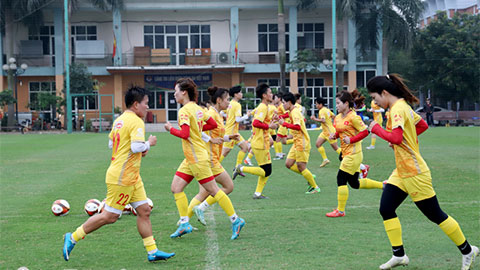 ĐT nữ Việt Nam tăng cường độ tập luyện chuẩn bị chuẩn bị cho Olympic 2024