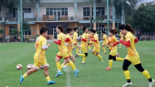 ĐT nữ Việt Nam tăng cường độ tập luyện chuẩn bị cho Olympic 2024