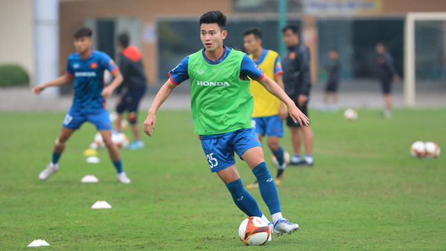 Hậu vệ Phan Tuấn Tài sẽ giúp lối chơi của U23 Việt Nam thêm biến hóa Ảnh: Đức Cường