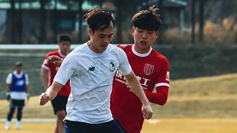 Văn Toàn cùng Seoul E-Land thắng đậm đội bóng Trung Quốc 