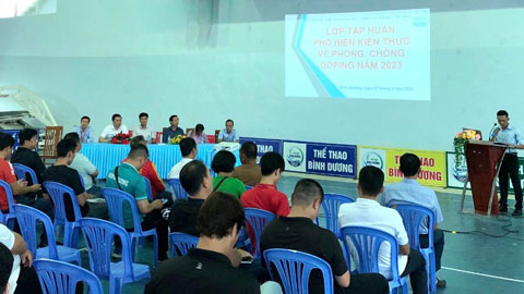 Bình Dương: Tổ chức lớp tập huấn phổ biến kiến thức phòng, chống Doping trong hoạt động thể thao