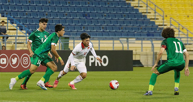 U23 Việt Nam có khoảng 20 phút đầu chơi khá tốt trước U23 Iraq