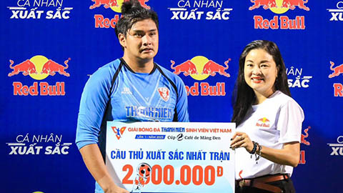 Thủ môn người Lào bắt 11m như Bùi Tiến Dũng, Đại học Huế vào chung kết 