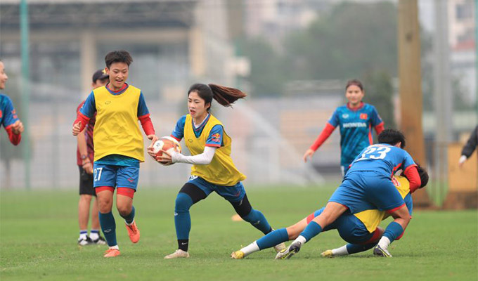ĐT nữ Việt Nam đang tập trung cao độ cho vòng loại thứ nhất Olympic 2024.