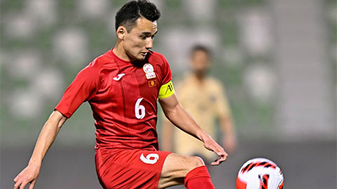 Sao mai trưởng thành từ lò Besiktas của U23 Kyrgyzstan là mối họa với U23 Việt Nam