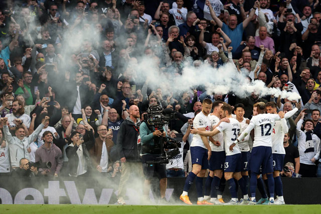 Tottenham của Conte đã có những thời khắc rực rỡ như chiến thắng 3-0 trước Tottenham cuối mùa 2021/22