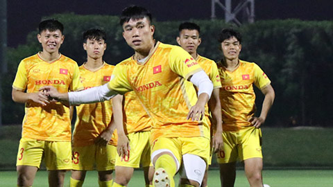 U23 Việt Nam tập sút penalty, quyết tìm bàn thắng vào lưới U23 Kyrgyzstan 