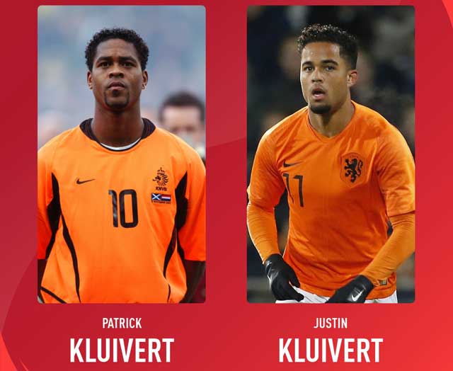 Bố con Patrick-Justin Kluivert