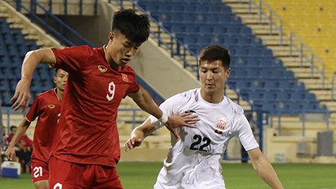 0h30 ngày 29/3, trực tiếp U23 Việt Nam vs U23 Kyrgyzstan 