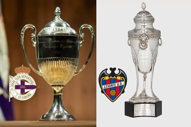 Mới đây, LĐBĐ Tây Ban Nha đã công nhận hai danh hiệu Cúp Nhà Vua của Levante và Deportivo