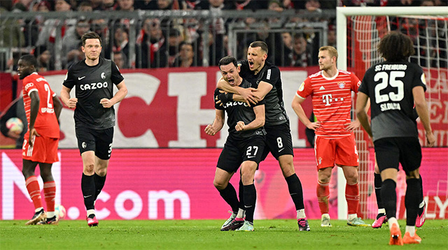 Trận Bayern vs Freiburg có kết quả sốc