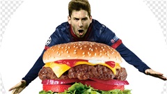 Messi tập trung bán bánh mỳ kẹp thịt