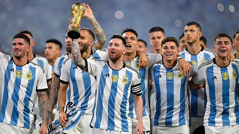 Argentina dẫn đầu BXH FIFA sau 6 năm, Đức rơi xuống thứ 14