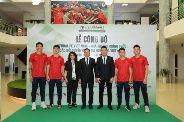 Herbalife Việt Nam tin chắc việc hợp tác cùng LĐBĐVN sẽ góp phần nâng tầm thành tích của bóng đá nước nhà