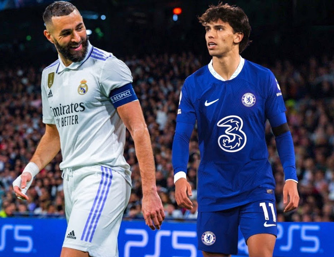 Real của Benzema nhiều khả năng sẽ đánh bại Chelsea của Felix ở lượt đi tứ kết Champions League 2022/23