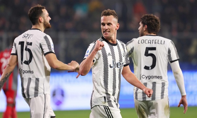 Milik đang gây ấn tượng mạnh trong màu áo Juventus