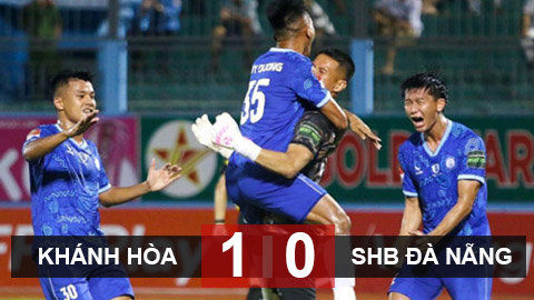 Kết quả Khánh Hoà 1-0 SHB Đà Nẵng: Đá hỏng phạt đền, SHB.ĐN uống trọn chén đắng