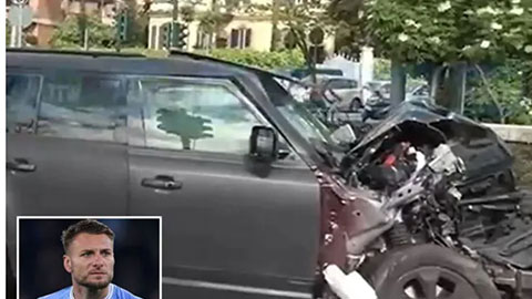 Đội trưởng Lazio, Ciro Immobile chết hụt khi bị tàu điện tông vào